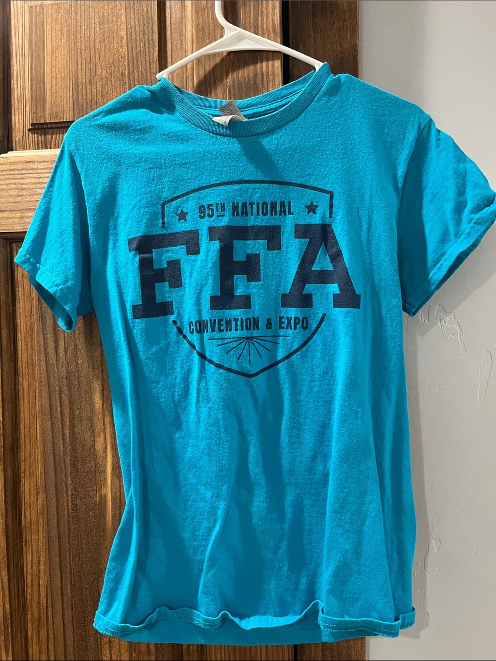 Port and Company Bright Teal FFA Short Sleeve Tee